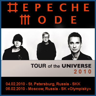 DEPECHE MODE TOUR OF THE UNIVERSE   [ 2010]