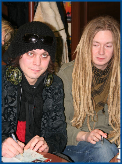 Him & The Rasmus - Autograph session in Moscow (03.02.06, «Soyuz»)