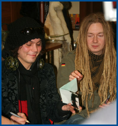 Him & The Rasmus - Autograph session in Moscow (03.02.06, «Soyuz»)