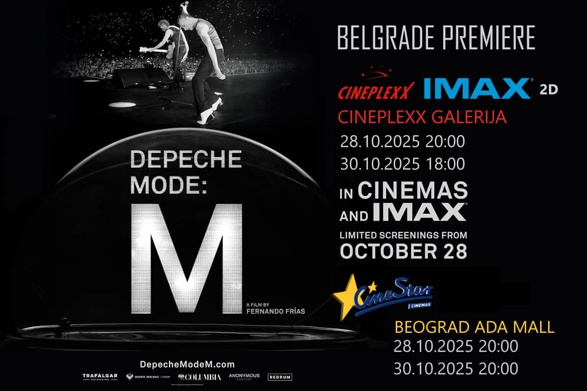 «Depeche Mode: M» - premiere in Belgrade (28.10.2025 Cineplexx / CineStar)