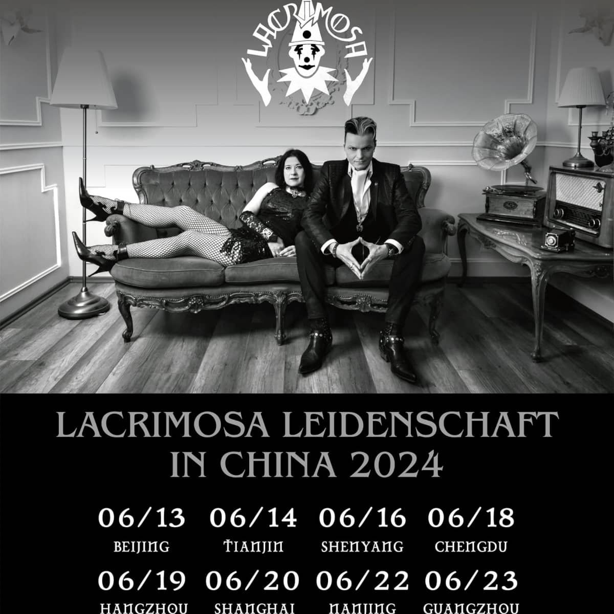 LACRIMOSA - LEIDENSCHAFT IN CHINA TOUR 2024