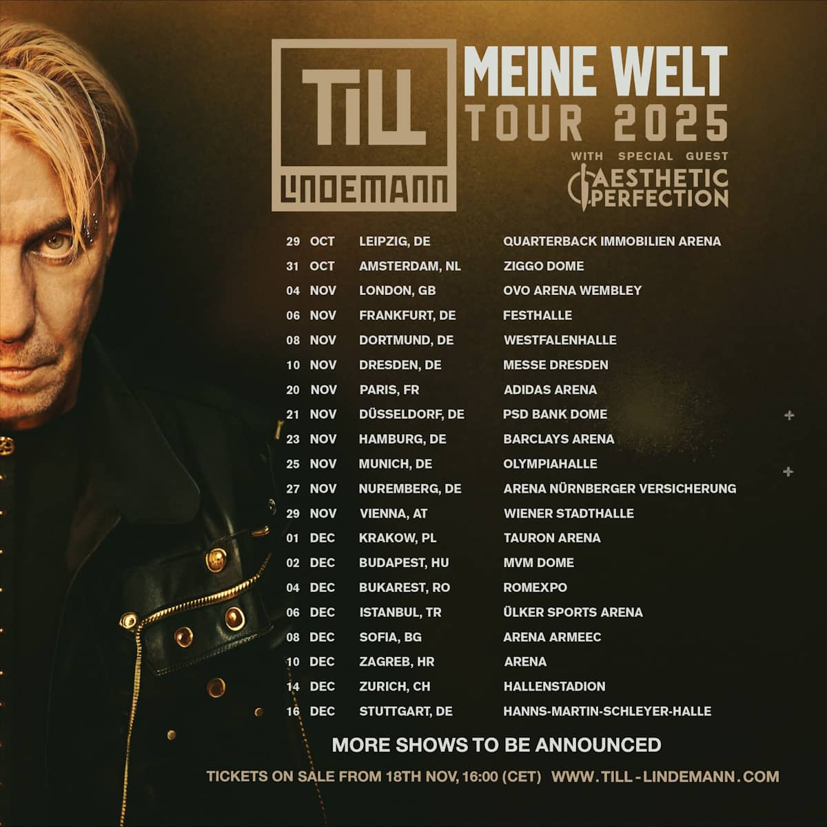 TILL LINDEMANN - MEINE WELT TOUR 2025